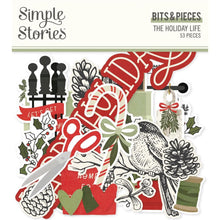 Cargar imagen en el visor de la galería, Simple Stories - Bits &amp; Pieces Die-Cuts - 53/Pkg - The Holiday Life. Take your projects to the next level and put the perfect finishing touch with die cut embellishments. Available at Embellish Away located in Bowmanville Ontario Canada.
