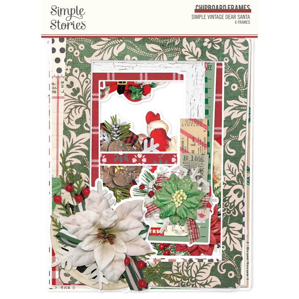 Simple Stories - Chipboard Frames - Simple Vintage Dear Santa. While you need the perfect paper to start your project, you also need the perfect embellishment to finish your project! Available at Embellish Away located in Bowmanville Ontario Canada.