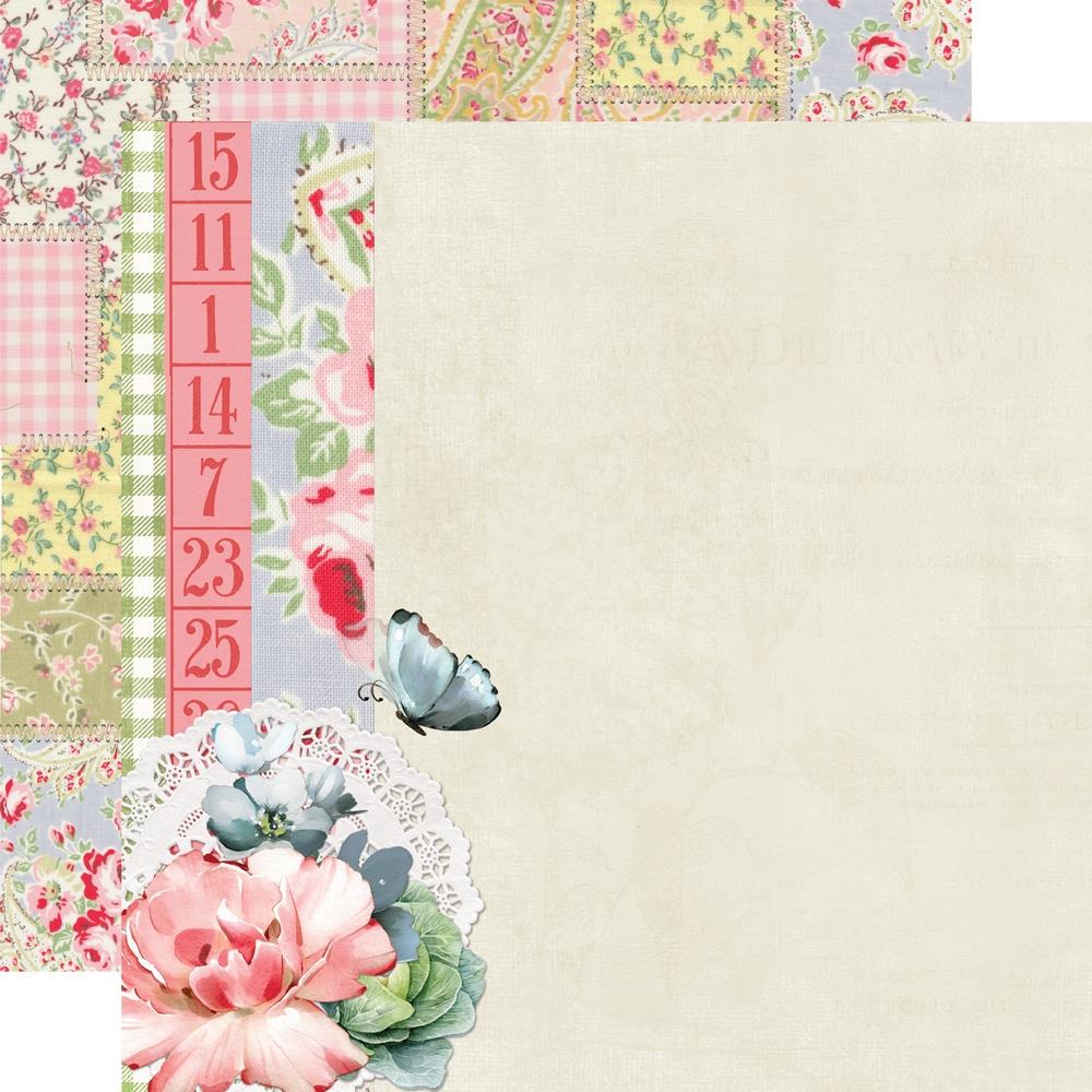 Simple Stories - Double-Sided Paper Pack 12X12- Single Sheets - Simple Vintage Spring Garden - Select From Drop Down