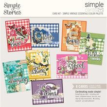 Charger l&#39;image dans la galerie, Simple Stories - Simple Cards Card Kit - Simple Vintage Essentials Color Palette. This is where simple meets smart! An all inclusive kit that gives you everything you&#39;ll need to create 8 cards in minutes. Available at Embellish Away located in Bowmanville Ontario Canada.
