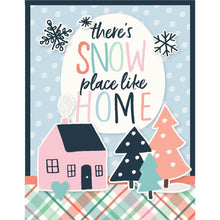 Cargar imagen en el visor de la galería, Simple Stories - Simple Cards Card Kit - Winter Wonder. An all-inclusive kit to create 8 cards in minutes. Each kit includes (8) card bases, a variety of die-cut and chipboard pieces as well as complete color step by step instructions. Available at Embellish Away located in Bowmanville Ontario Canada. Example from kit by brand ambassador.

