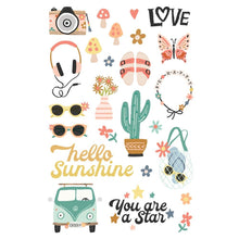 Load image into Gallery viewer, Simple Stories - Sticker Book - Boho Sunshine - 12/Sheets - Boho - 572/Pkg. Creatively embellish any project of your choice. Be it for scrapbooks, photo albums, or planners, the eye-catching pieces are guaranteed to add style on any artwork! Available at Embellish Away located in Bowmanville Ontario Canada.
