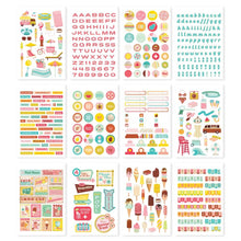 Load image into Gallery viewer, Simple Stories - Sticker Book - Boho Sunshine - 12/Sheets - Retro Summer - 451/Pkg. The stickers can be used to creatively embellish any project of your choice. Available at Embellish Away located in Bowmanville Ontario Canada.
