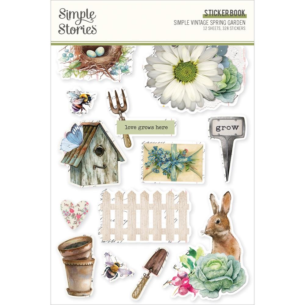 Historias simples - Libro de pegatinas - Simple Vintage Spring Garden