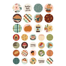 將圖片載入圖庫檢視器 Simple Stories -Sticker Book 12/Sheets - Cider &amp; Donuts. The stickers can be used to creatively embellish any project of your choice. Be it for scrapbooks, photo albums, or planners, the eye-catching pieces are guaranteed to add style on any artwork! Available at Embellish Away located in Bowmanville Ontario Canada.
