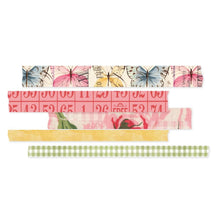 Load image into Gallery viewer, Simple Stories - Washi Tape - 5/Pkg - Simple Vintage Spring Garden. This package of washi tape features five rolls. There are two 8mm wide rolls and three 15mm wide rolls. There are 75 feet of washi tape altogether. Available at Embellish Away located in Bowmanville Ontario Canada.
