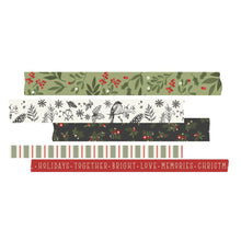 Load image into Gallery viewer, Simple Stories - Washi Tape 5/Pkg - The Holiday Life. Washi tapes are multi purpose tapes that can be used to embellish journals, artwork, mixed media, greeting cards and more.  Available at Embellish Away located in Bowmanville Ontario Canada.
