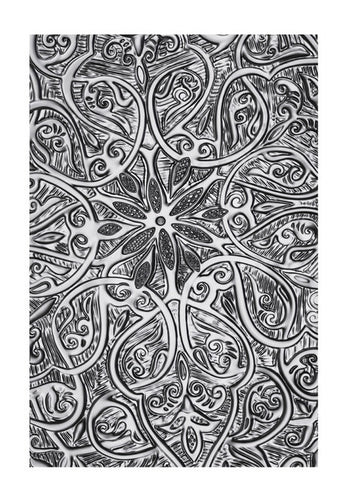 Sizzix - 3D Texture Fades Embossing Folder By Tim Holtz - Large/A5 - Engraved. Size: 6