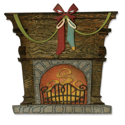 Sizzix - Thinlits Die Set by Tim Holtz - Fireside. Available at Embellish Away in Bowmanville Ontario Canada.