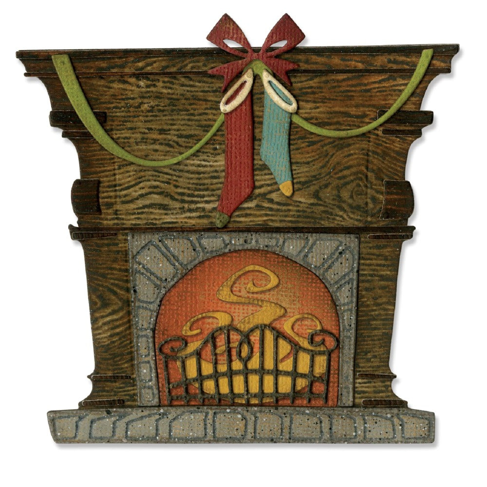 Sizzix - Thinlits Die Set by Tim Holtz - Fireside. Available at Embellish Away in Bowmanville Ontario Canada.