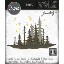 Charger l&#39;image dans la galerie, Sizzix - Thinlits Dies By Tim Holtz - 3/Pkg - Forest Shadows. Available at Embellish Away located in Bowmanville Ontario Canada.
