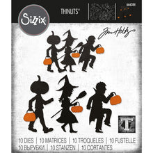 Cargar imagen en el visor de la galería, Sizzix - Thinlits Dies By Tim Holtz - 10/Pkg - Halloween Night. Halloween Night by Tim Holtz is the perfect design for the witching hour! Available at Embellish Away located in Bowmanville Ontario Canada.
