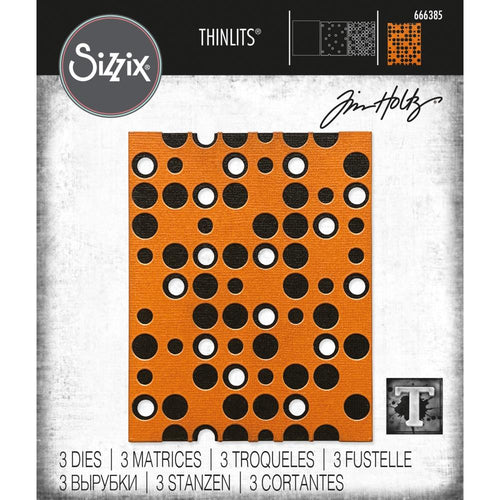 Sizzix - Thinlits Dies By Tim Holtz - 3/Pkg - Layered Dots. Layered Dots by Tim Holtz is a layered Thinlits set that will take you through the fall season and beyond! Available at Embellish Away located in Bowmanville Ontario Canada.