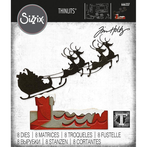 Sizzix - Thinlits Dies By Tim Holtz - 6/Pkg - Festive Gatherings. Available at Embellish Away located in Bowmanville Ontario Canada.