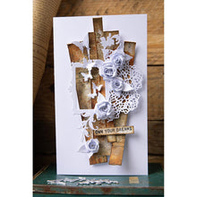 Load image into Gallery viewer, Sizzix - Thinlits Dies By Tim Holtz - 15/Pkg - Vault Boutique. These dies are compatible with leading die cutting machines (sold separately). These dies are designed to cut through paper, cardstock, and other thin materials. Available at Embellish Away located in Bowmanville Ontario Canada. Example by Tim Holtz.
