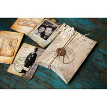 Cargar imagen en el visor de la galería, Sizzix - Thinlits Dies By Tim Holtz - 5/Pkg - Vault Pillow Box + Bag. These dies are compatible with leading die cutting machines (sold separately). These dies are designed to cut through paper, cardstock, and other thin materials. Available at Embellish Away located in Bowmanville Ontario Canada. Example by Tim Holtz.
