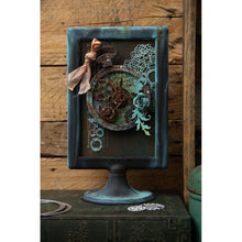 Load image into Gallery viewer, Sizzix - Thinlits Dies By Tim Holtz - 29/Pkg - Vault Watch Gears. These dies are compatible with leading die cutting machines (sold separately). These dies are designed to cut through paper, cardstock, and other thin materials. Available at Embellish Away located in Bowmanville Ontario Canada. Example by Tim Holtz.
