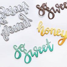 Load image into Gallery viewer, Catherine Pooler - Word Die - So Sweet. Available at Embellish Away located in Bowmanville Ontario Canada. Example by Catherine Pooler.
