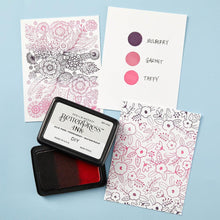 Load image into Gallery viewer, Spellbinders - BetterPress Ink Pad - Full Size - Blank. BetterPress DIY Ink Pad is a standard size DRY ink pad. It can be inked with the BetterPress Reinker to create a larger size ink pad to make multiple cards, or custom blend your own color. Available at Embellish Away located in Bowmanville Ontario Canada. Example by brand ambassador.
