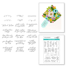 गैलरी व्यूवर में इमेज लोड करें, Spellbinders - Clear Stamp Set - Envelope Of Wonder -Sentiments Of Wonder. Envelope of Wonder Sentiments Clear Stamp Set are from the Envelope Full of Wonder Collection with a set of 21 clear images. Available at Embellish Away located in Bowmanville Ontario Canada.
