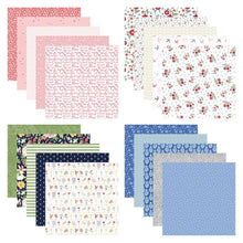 Load image into Gallery viewer, Spellbinders - Designer Paper Pack 12&quot;X12&quot; From Rosie&#39;s Studio - Bayfair. The Bayfair 12 x 12 Paper Pad from Rosie&#39;s Studio is perfect for creating full-sized scrapbook pages, as well as cards, mini albums and more. Available at Embellish Away located in Bowmanville Ontario Canada.
