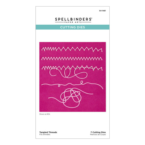 Spellbinders - Die - Beautifully Imperfect - Tangled Threads. At Embellish Away in Bowmanville Ontario Canada.