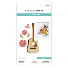 Cargar imagen en el visor de la galería, Spellbinders - Die - Bibi&#39;s Musical Notes - Mini Guitar. Available at Embellish Away in Bowmanville Ontario Canada.
