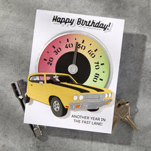 Load image into Gallery viewer, Set of 15 thin metal cutting dies bring a classic muscle car to life! Available at Embellish Away located in Bowmanville Ontario Canada. Example by brand ambassador.
