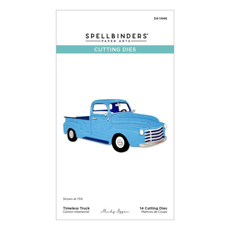 Set of 14 thin metal cutting dies brings this iconic pickup truck to life! Available at Embellish Away located in Bowmanville Ontario Canada.