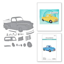 Load image into Gallery viewer, Set of 14 thin metal cutting dies brings this iconic pickup truck to life! Available at Embellish Away located in Bowmanville Ontario Canada.

