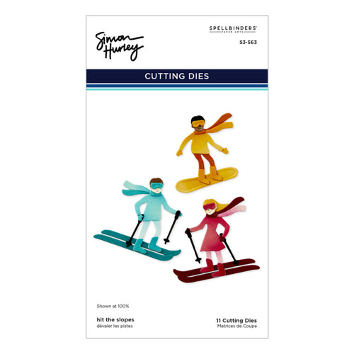 Spellbinders - Die - Ski-son's Greetings - Hit the Slopes. Available at Embellish Away in Bowmanville Ontario Canada.