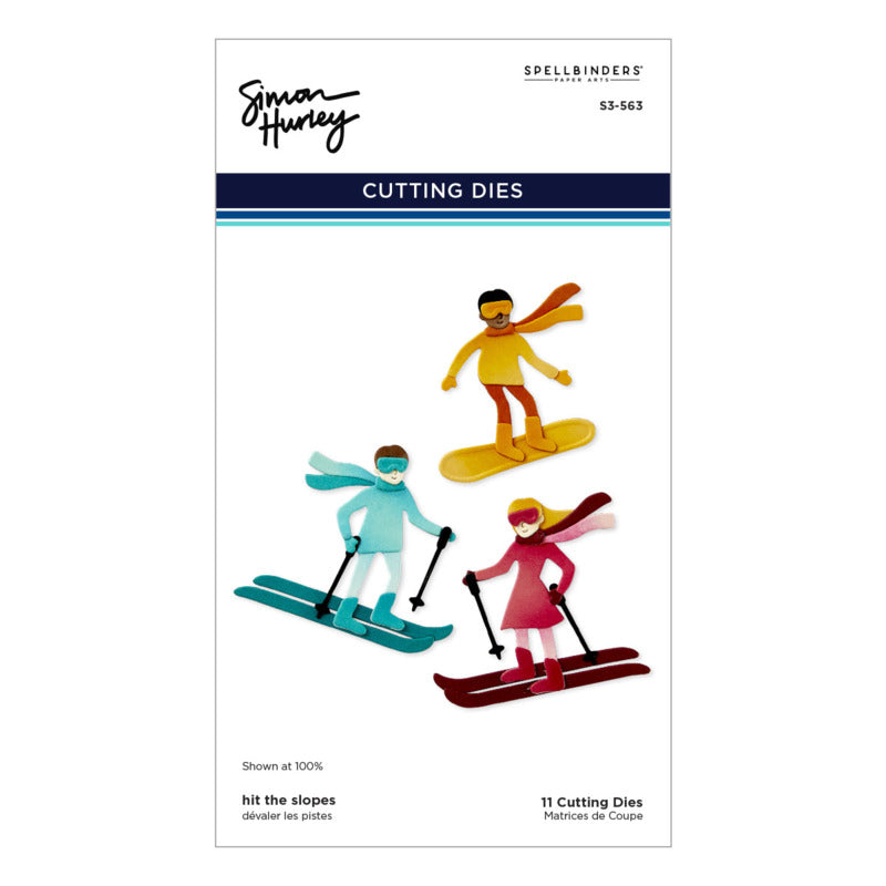 Spellbinders - Die - Ski-son's Greetings - Hit the Slopes. Available at Embellish Away in Bowmanville Ontario Canada.