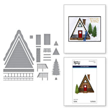 Charger l&#39;image dans la galerie, Spellbinders - Die - Ski-son&#39;s Greetings - Ski Lodge. Available at Embellish Away in Bowmanville Ontario Canada.
