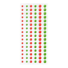 Cargar imagen en el visor de la galería, Spellbinders - Dimensional Enamel Dots - Red &amp; Green. Dimensional Red &amp; Green Enamel Dots is a pack of 96 self-adhesive dots. Available at Embellish Away located in Bowmanville Ontario Canada.
