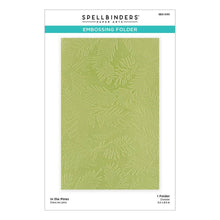 Load image into Gallery viewer, Spellbinders - Embossing Folder From Make It Merry Collection - In The Pines. Embosses an all-around detailed pine needle branches background. It covers a standard card front from A2 to 5 x7-inch to even the trendy slimline cards. Available at Embellish Away located in Bowmanville Ontario Canada.
