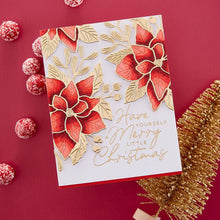 Cargar imagen en el visor de la galería, Spellbinders - Etched Dies By Yana Smakula - Poinsettia Bloom - De-Light-Ful. Poinsettia Bloom etched dies is part of the De-Light-Ful Christmas Collection by Yana Smakula and comes with two thin metal cutting dies. Available at Embellish Away located in Bowmanville Ontario Canada. Example by brand ambassador.
