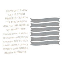 將圖片載入圖庫檢視器 Spellbinders - Glimmer Hot Foil Plate &amp; Die - Comfort &amp; Joy Sentiments. There are two hot foil plates full of Christmas sentiments - six sentiments on each plate. Available at Embellish Away located in Bowmanville Ontario Canada.
