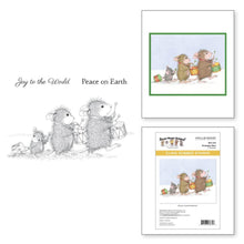 Load image into Gallery viewer, Spellbinders - House Mouse - Cling Rubber Stamp - Drummer Mice. Drummer Mice Cling Rubber Stamp Set from House-Mouse Designs Holiday Collection and has a set of three stamps. Looking for an adorable marching drum parade? Available at Embellish Away located in Bowmanville Ontario Canada.

