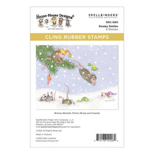 Load image into Gallery viewer, Monica, Maxwell, Friend, Muzzy and Amanda are having SNOW MUCH FUN using a branch to dive into the snowbanks. At Embellish Away in Ontario Canada.
