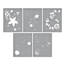 Charger l&#39;image dans la galerie, Spellbinders - Stencil - From The Classic Christmas Collection - Christmas Florals. Christmas Florals is from the Classic Christmas Collection and are made of durable Mylar stencil material. Available at Embellish Away located in Bowmanville Ontario Canada.
