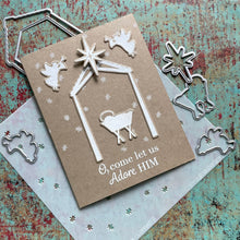 Charger l&#39;image dans la galerie, Gina K. Designs - Stamp &amp; Die Set - Silent Night. Gina K. Designs - Stamp &amp; Die Set - Silent Night. Silent Night is a stamp and die set by Debrah Warner. This set is made of premium clear photopolymer and measures 6&quot; X 8&quot;. Made in the USA. Available at Embellish Away located in Bowmanville Ontario Canada. Example by brand ambassador.
