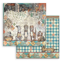 Charger l&#39;image dans la galerie, Stamperia - 12X12 Paper Pad - Furry Friends. 10 sheets. Available at Embellish Away located in Bowmanville Ontario Canada.
