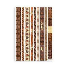 Load image into Gallery viewer, Stamperia - A5 Washi Pad - 8/Pkg - Coffee And Chocolate. Available at Embellish Away located in Bowmanville Ontario Canada.
