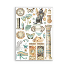 Load image into Gallery viewer, Stamperia - A5 Washi Pad - 8/Pkg - Fortune. The washi album is printed on 8 sheets of translucent washi paper, which is easy to cut. It works best on light surfaces. Available at embellish Away located in Bowmanville Ontario Canada.
