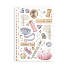 Cargar imagen en el visor de la galería, Stamperia - A5 Washi Pad - Quiet Days. Includes 8 Sheets. Available at Embellish Away located in Bowmanville Ontario Canada.
