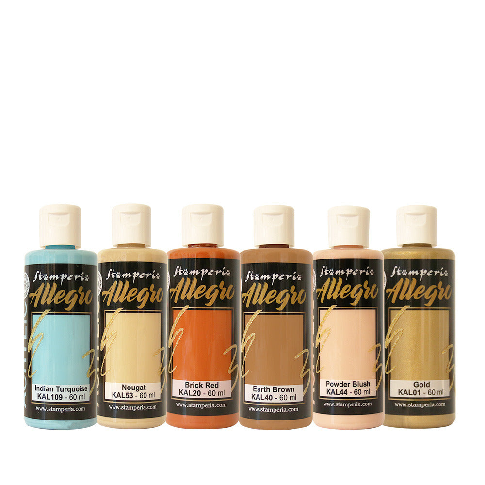 Stamperia - Allegro Paint Selection - Venice City of Art (6pc). Available at Embellish Away in Bowmanville Ontario Canada.