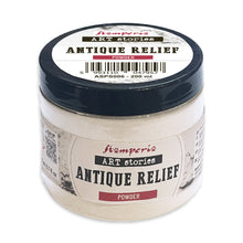 Load image into Gallery viewer, Stamperia - Art Stories - Antique Relief Powder - 200ml. For adding dimension and character. Available at Embellish Away in Bowmanville Ontario Canada.
