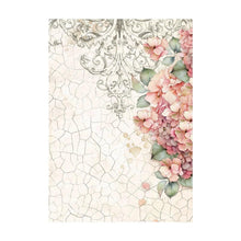 Load image into Gallery viewer, Stamperia - Assorted Rice Paper Backgrounds A6 8/Pkg - Brocante Antiques. Rice papers are wafer thin and can be used for wrapping, decoupage, painting, molding and are perfect for mixed media projects and other paper crafts. Available at Embellish Away located in Bowmanville Ontario Canada.
