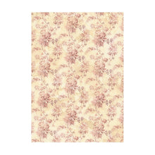 Load image into Gallery viewer, Stamperia - Assorted Rice Paper Backgrounds A6 - 8/Sheets - Shabby Rose. Rice papers are wafer thin and can be used for wrapping, decoupage, painting, molding and are perfect for mixed media projects and other paper crafts. Available at Embellish Away located in Bowmanville Ontario Canada.
