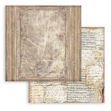 Load image into Gallery viewer, Stamperia - Backgrounds Double-Sided Paper Pad 12&quot;X12&quot; - 10/Pkg - Vintage Library, 10 Designs/1 Each. Available at Embellish Away located in Bowmanville Ontario Canada.
